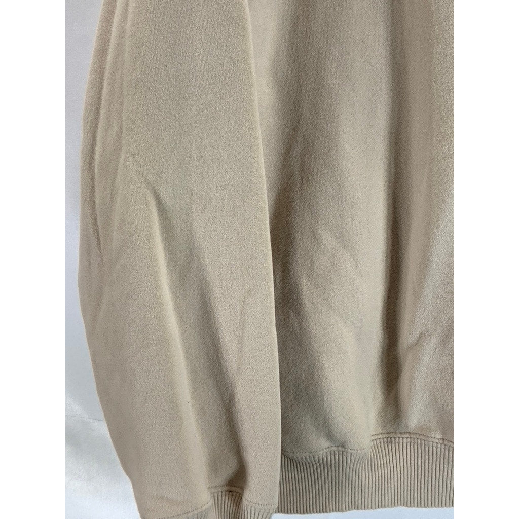 COLUMBIA Sportswear Men's Beige Crewneck Regular-Fit Pullover Sweater SZ XL