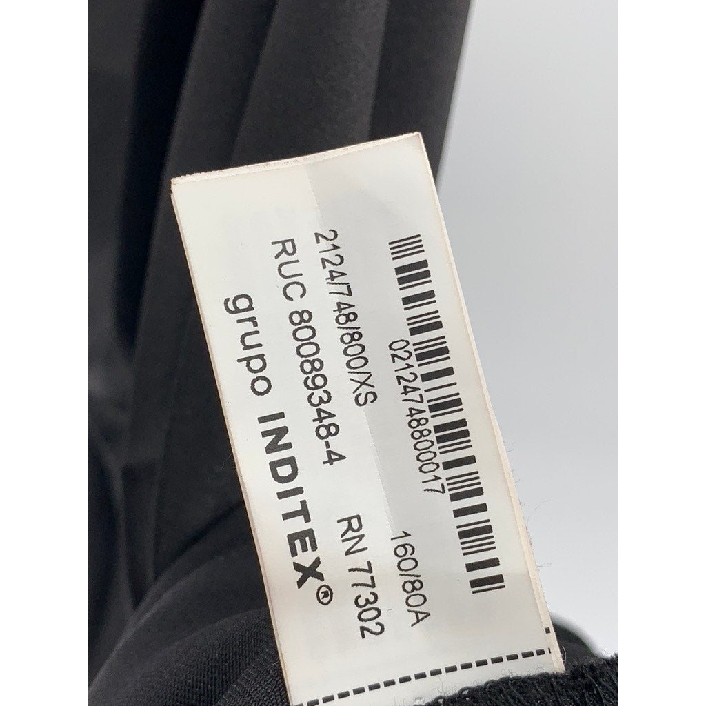 ZARA Women's Black Sleeveless Midi Dress SZ XS