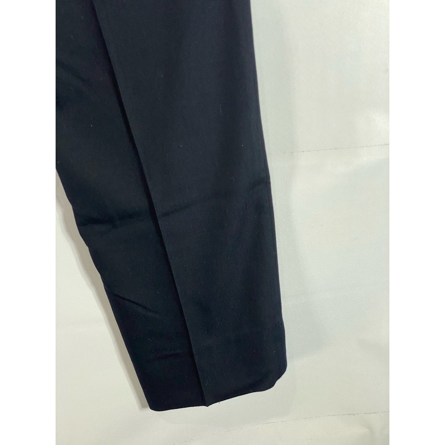 ZARA MAN Men's Black Solid Flat Front Straight-Leg Dress Pant SZ 38