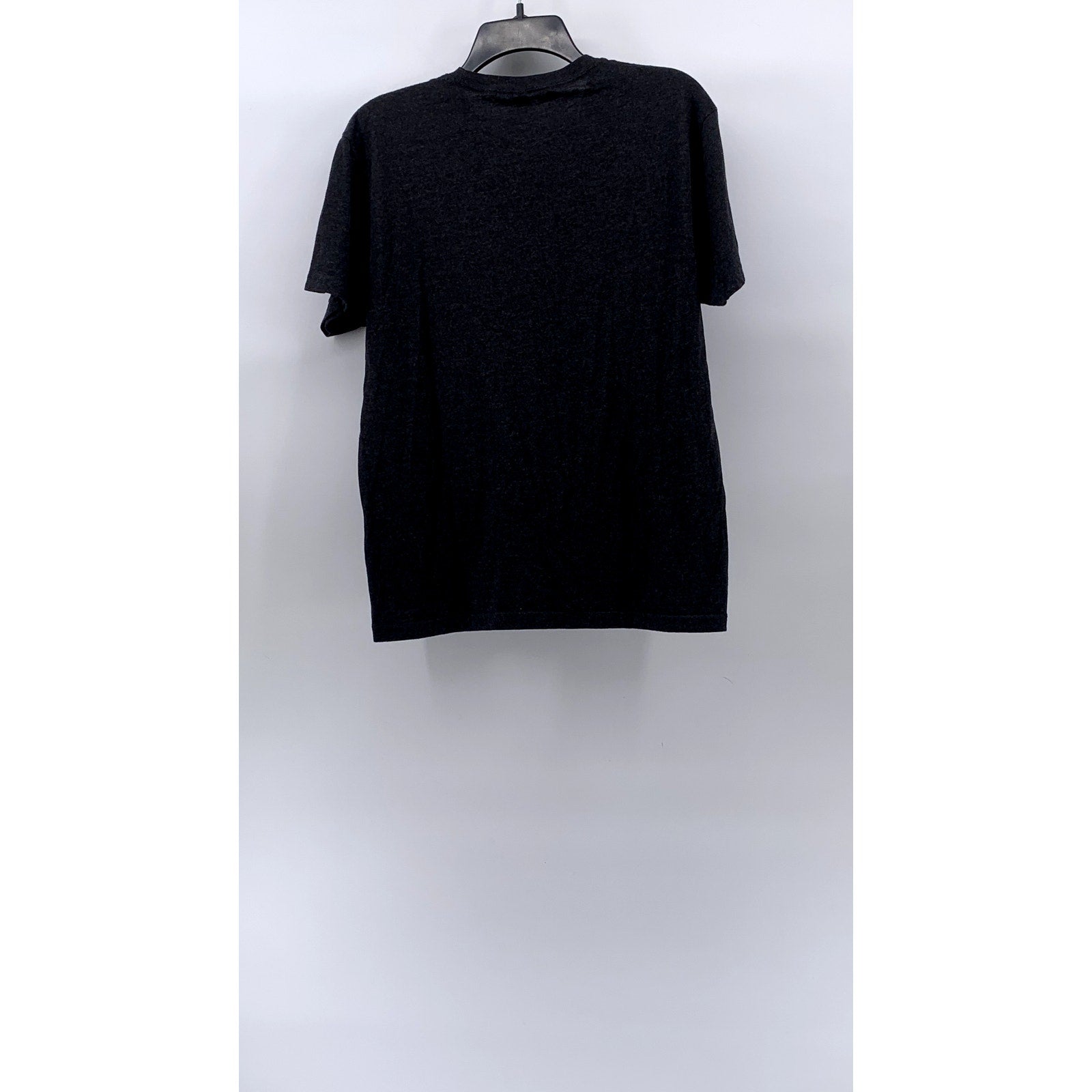 NEXT LEVEL Men's Charcoal Gray Ninja Graphic Crewneck Short Sleeve T-Shirt SZ M