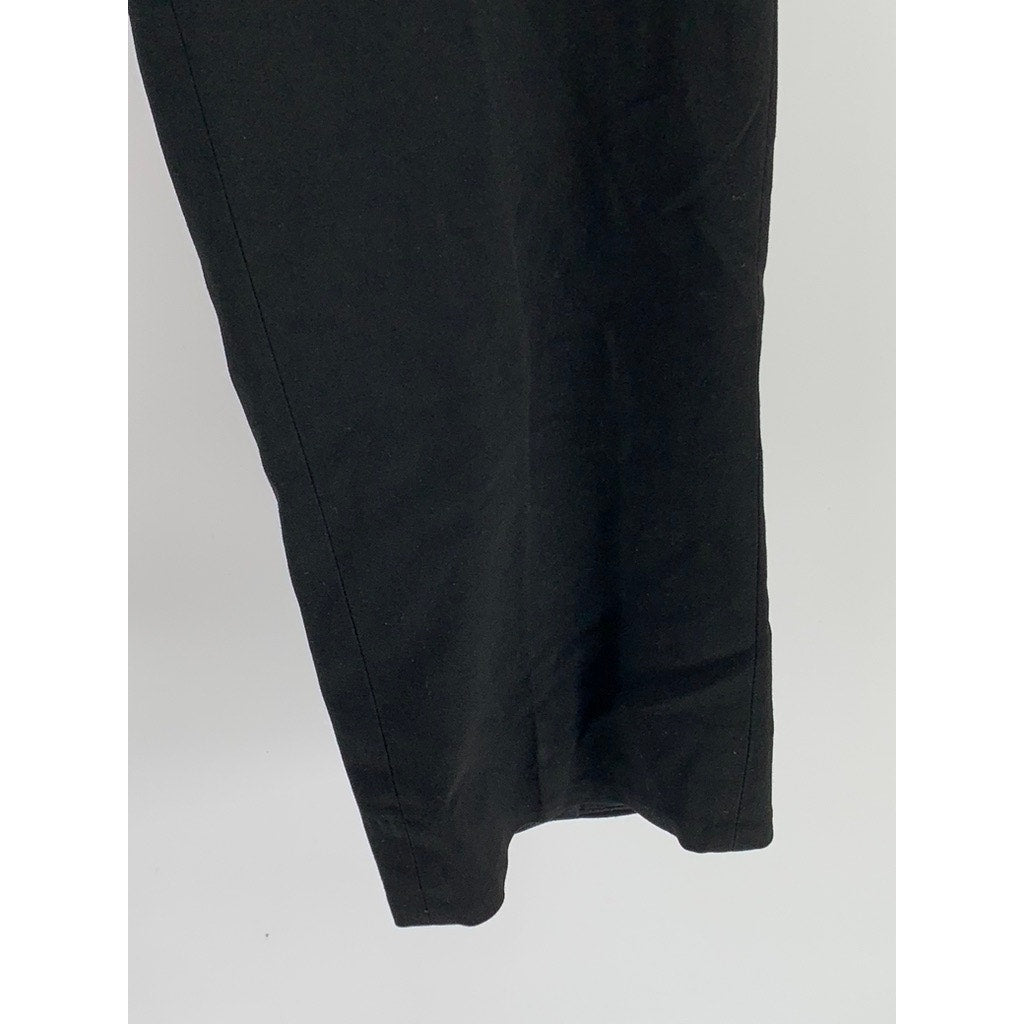 CALVIN KLEIN Men's Black Solid Slim-Leg Regular-Fit Pants SZ 36X30