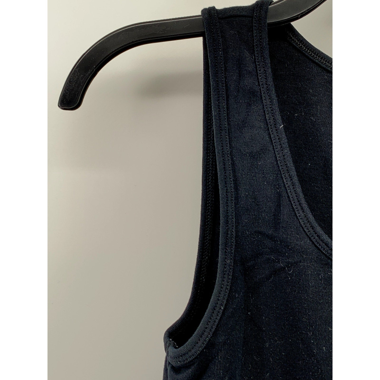 GAP Women's Black Solid Scoop-Neck Pullover Lightweight Modern Tank Top SZ S