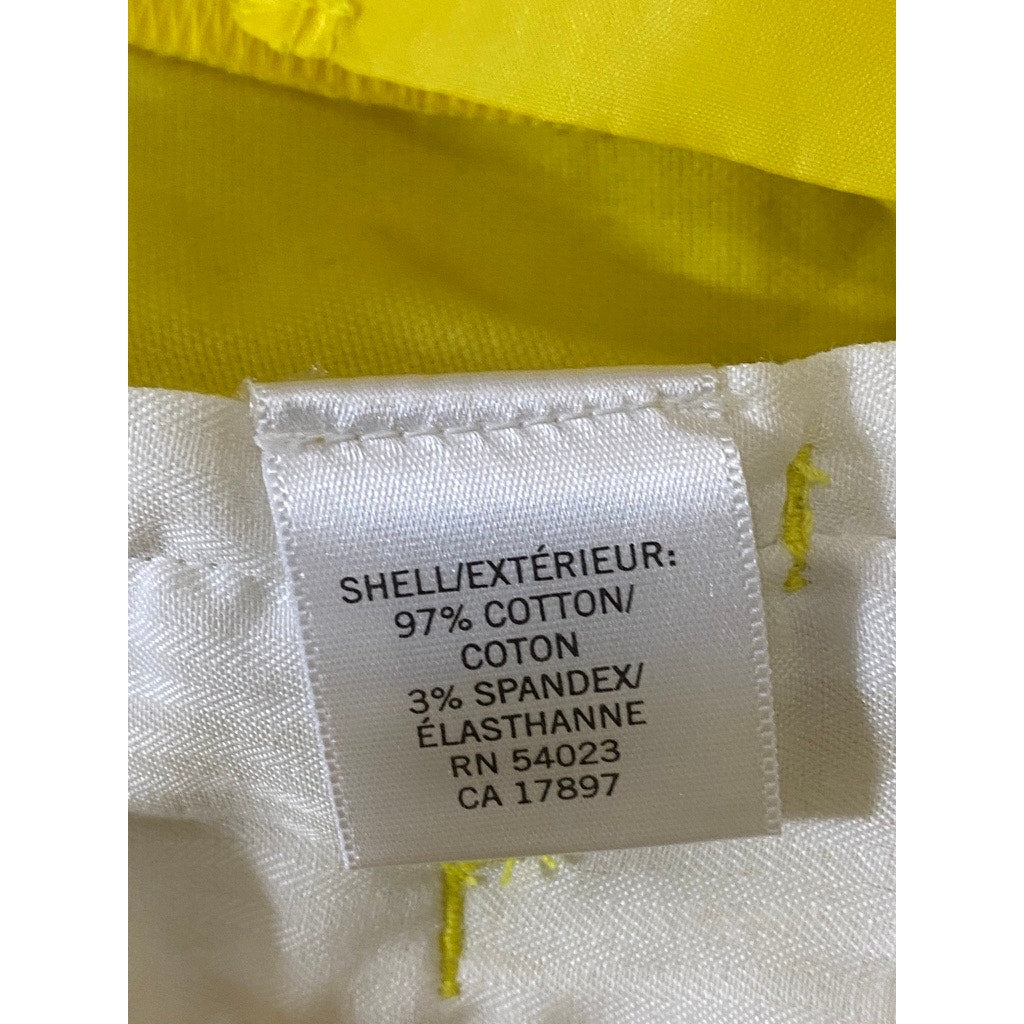 BANANA REPUBLIC Women's Golden Green Regular-Fit Solid Button Bermuda Shorts SZ4