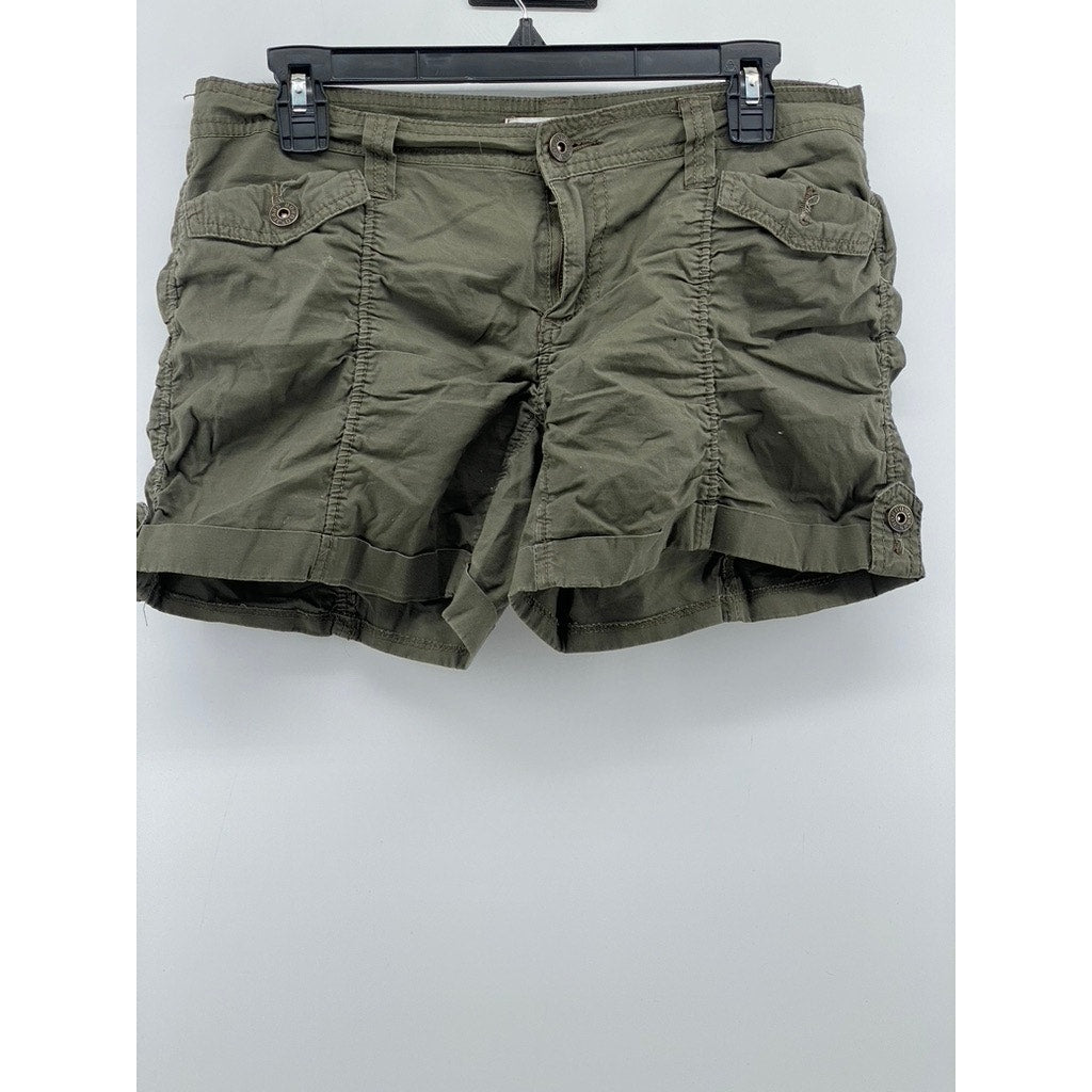 BONGO Women's Army Green Y2K Casual Shorts SZ 7