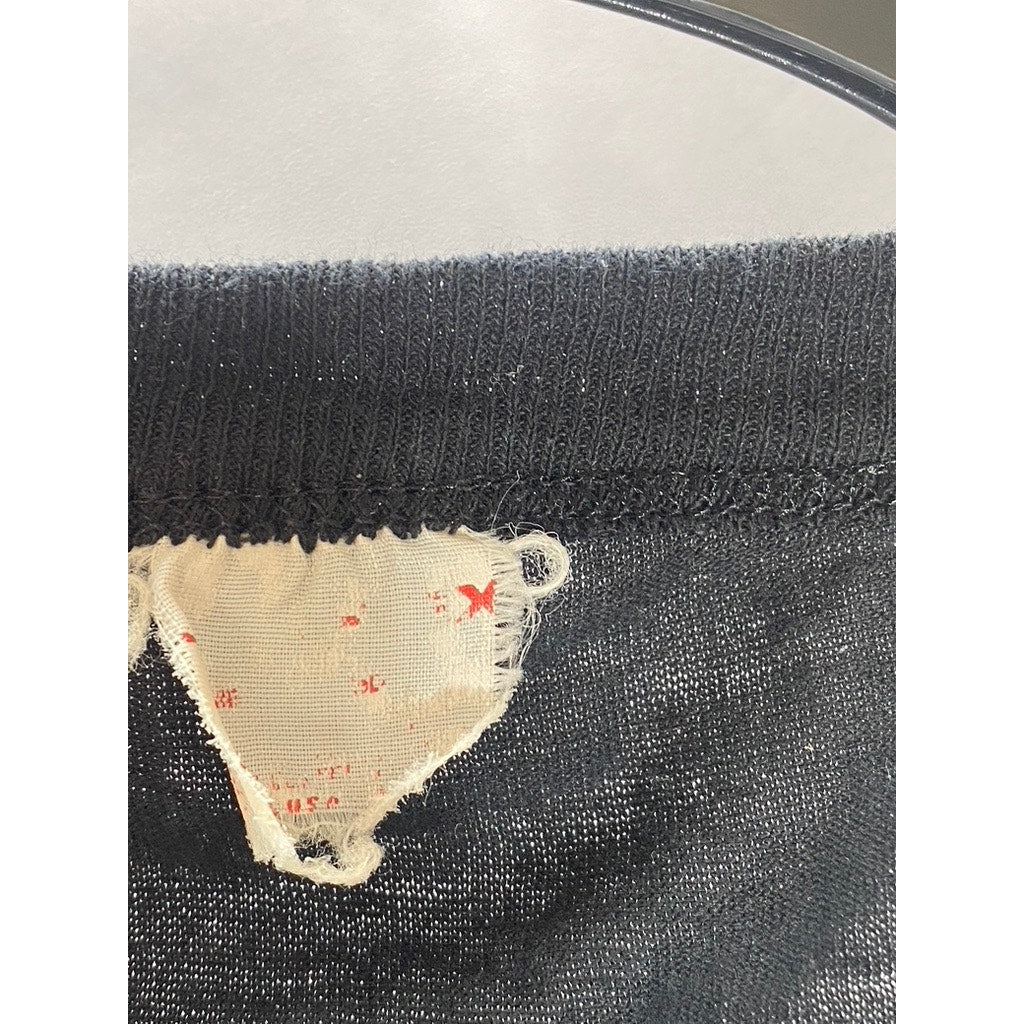 VINTAGE Unisex Peter Frampton "Premonition" Tour Guide Short Sleeve T-Shirt SZ L