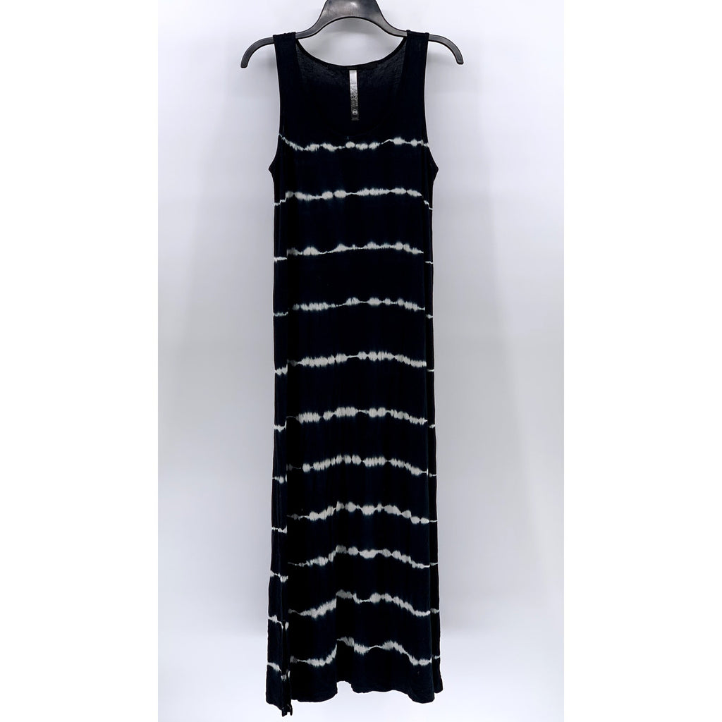 KENSIE Women's Blue-White Tie-Dye Tank Maxi Dress SZ M