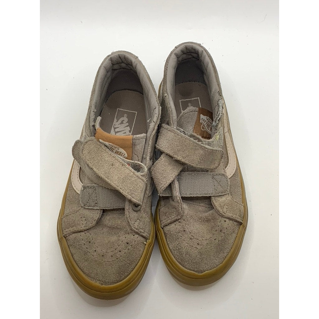 VANS Kids Gray Suede Hi-Top Gum Sole Sneakers SZ 13.5
