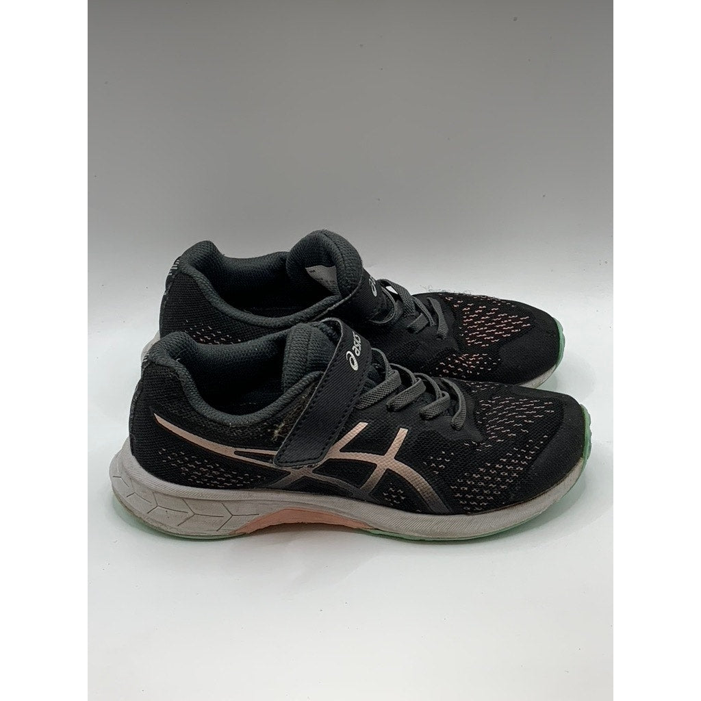 ASCIS Girls' Black Mesh Lazerbeam Running Lace-Up Sneakers SZ 2