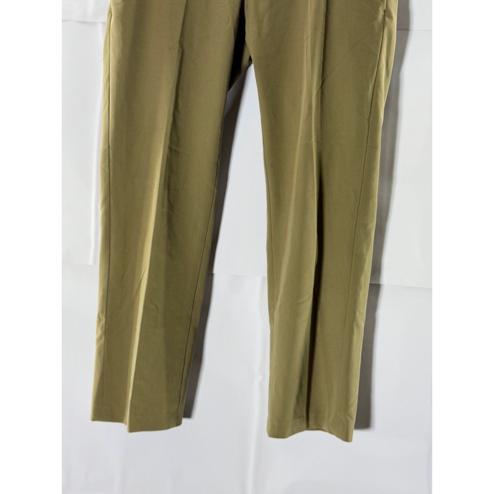 VAN HEUSEN Men's Tan Flex Slim-Fit Flat Front Dress Pants SZ 29X32