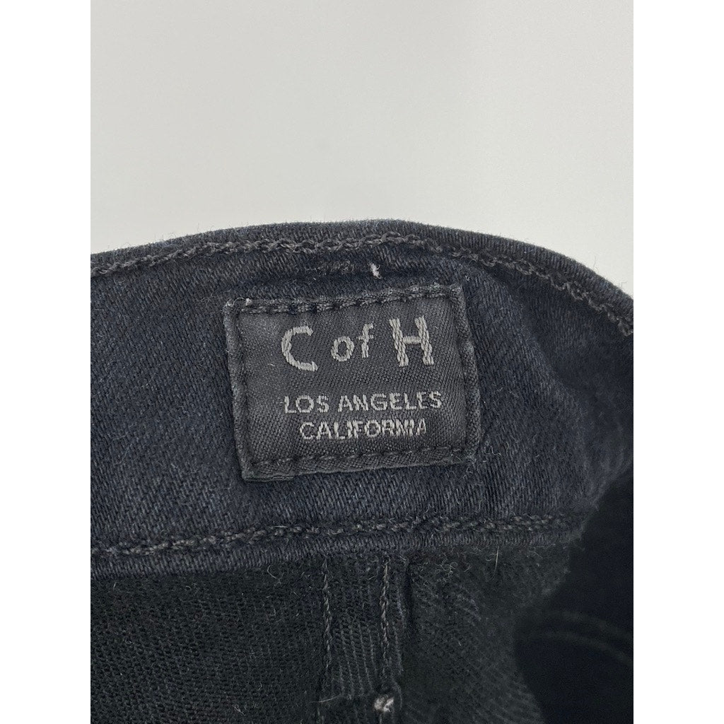 CITIZENS OF HUMANITY Women's Black Solid Skinny-Leg Ankle Jeans SZ 24