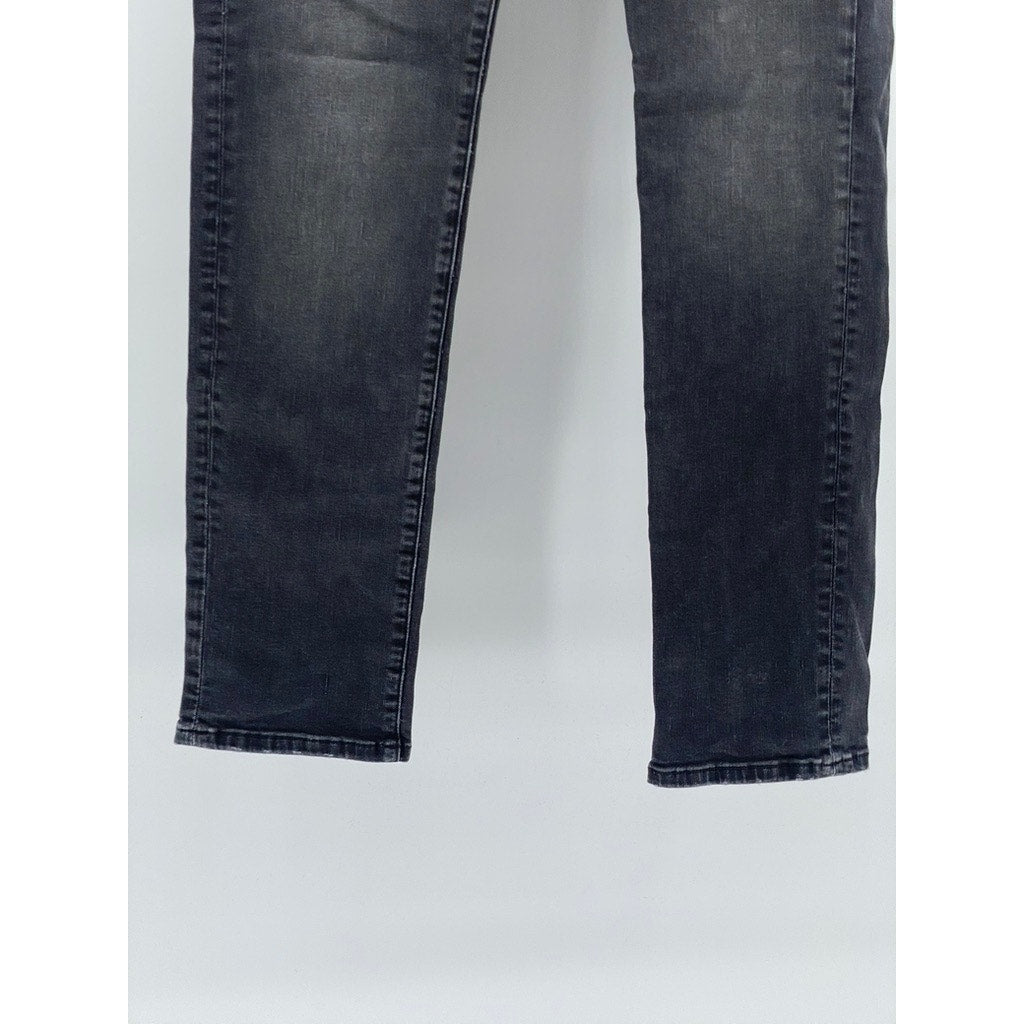 JOE'S JEANS Men's Washed Black Denim Five-Pocket Slim-Leg Jeans SZ 32