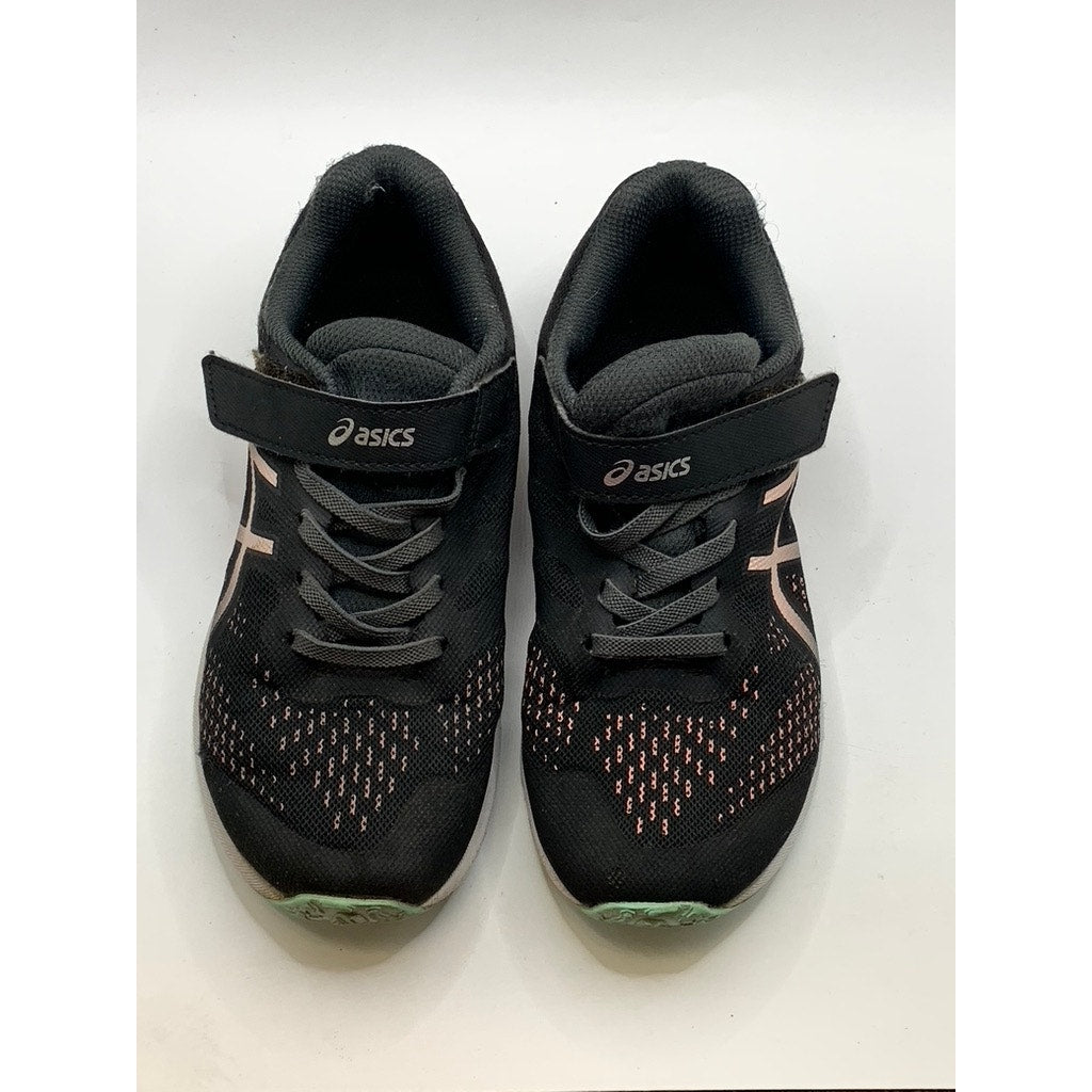 ASCIS Girls' Black Mesh Lazerbeam Running Lace-Up Sneakers SZ 2