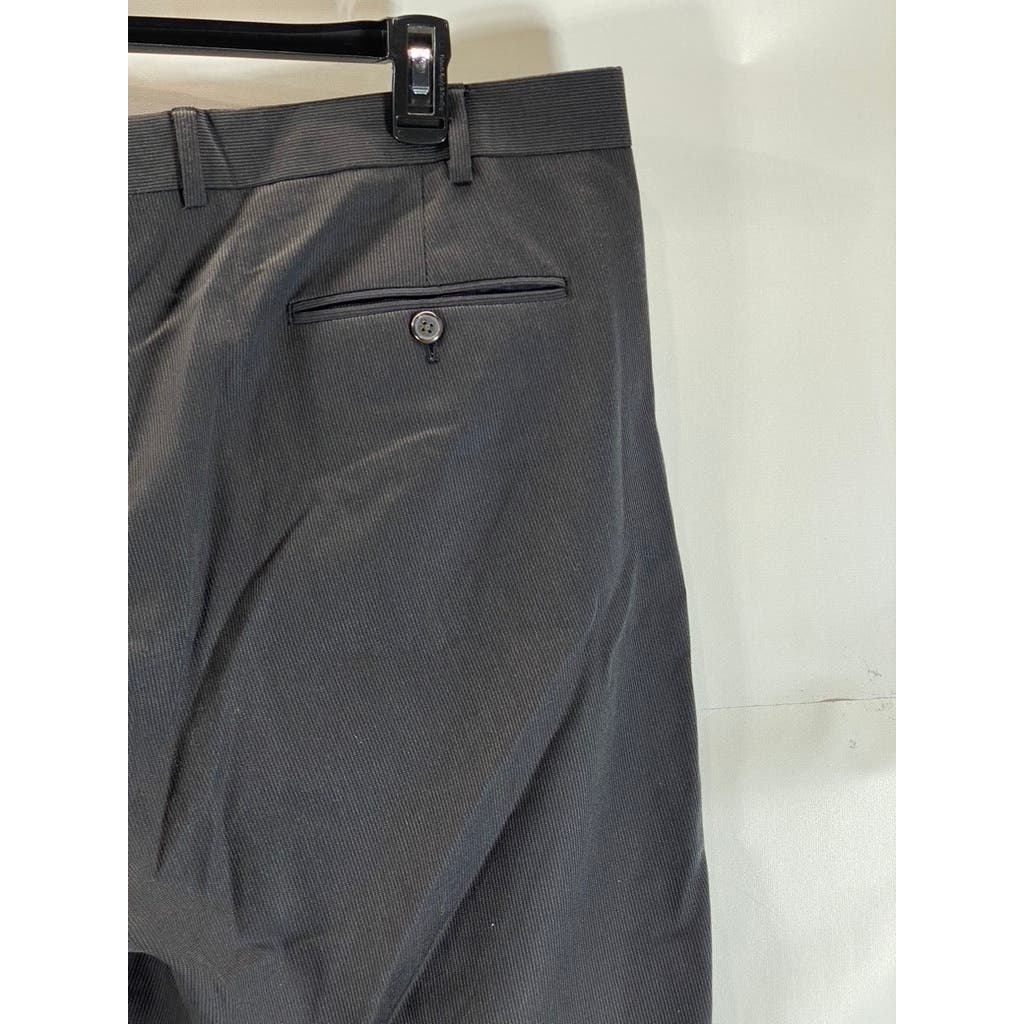 PRONTO UOMO Men's Black Two-Button Modern-fit Suit SZ 50R/45X30