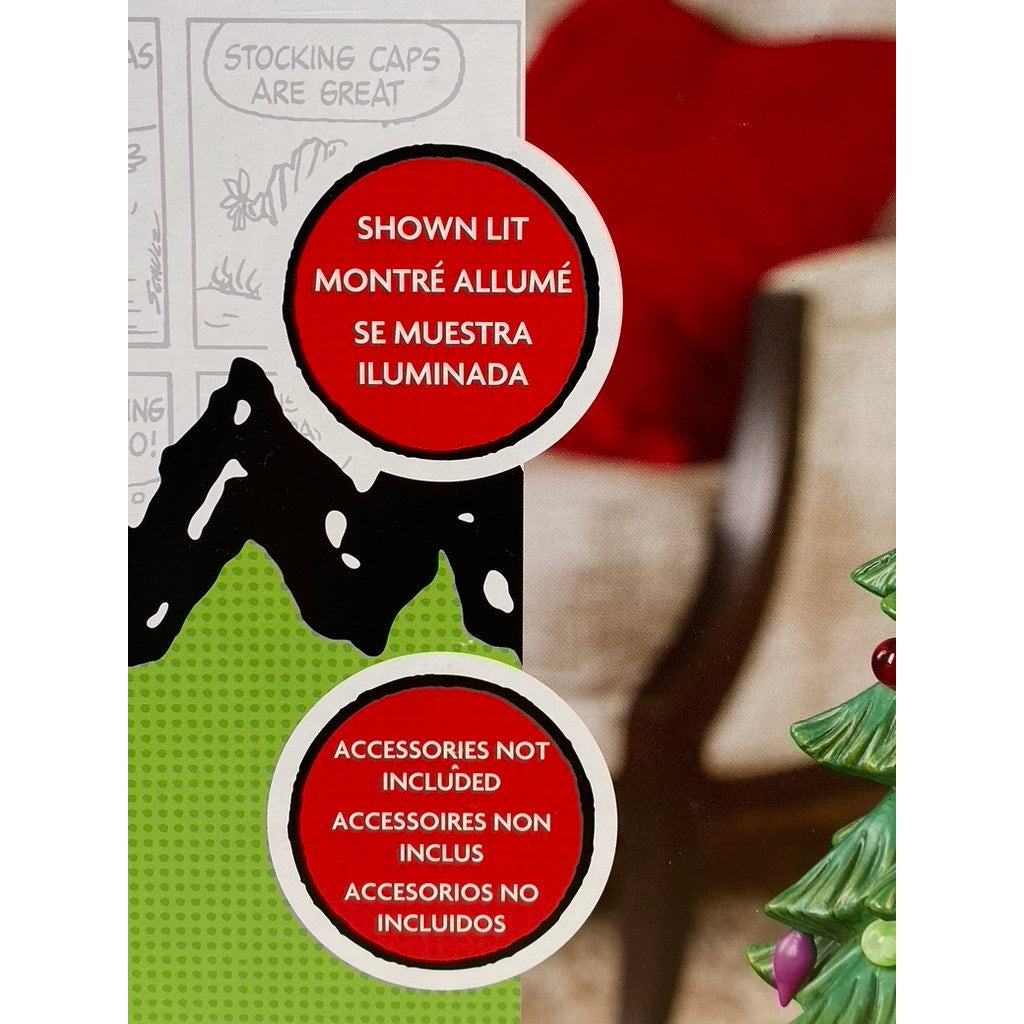PEANUTS Snoopy & Woodstock Holiday Led Light Tree Christmas 2023