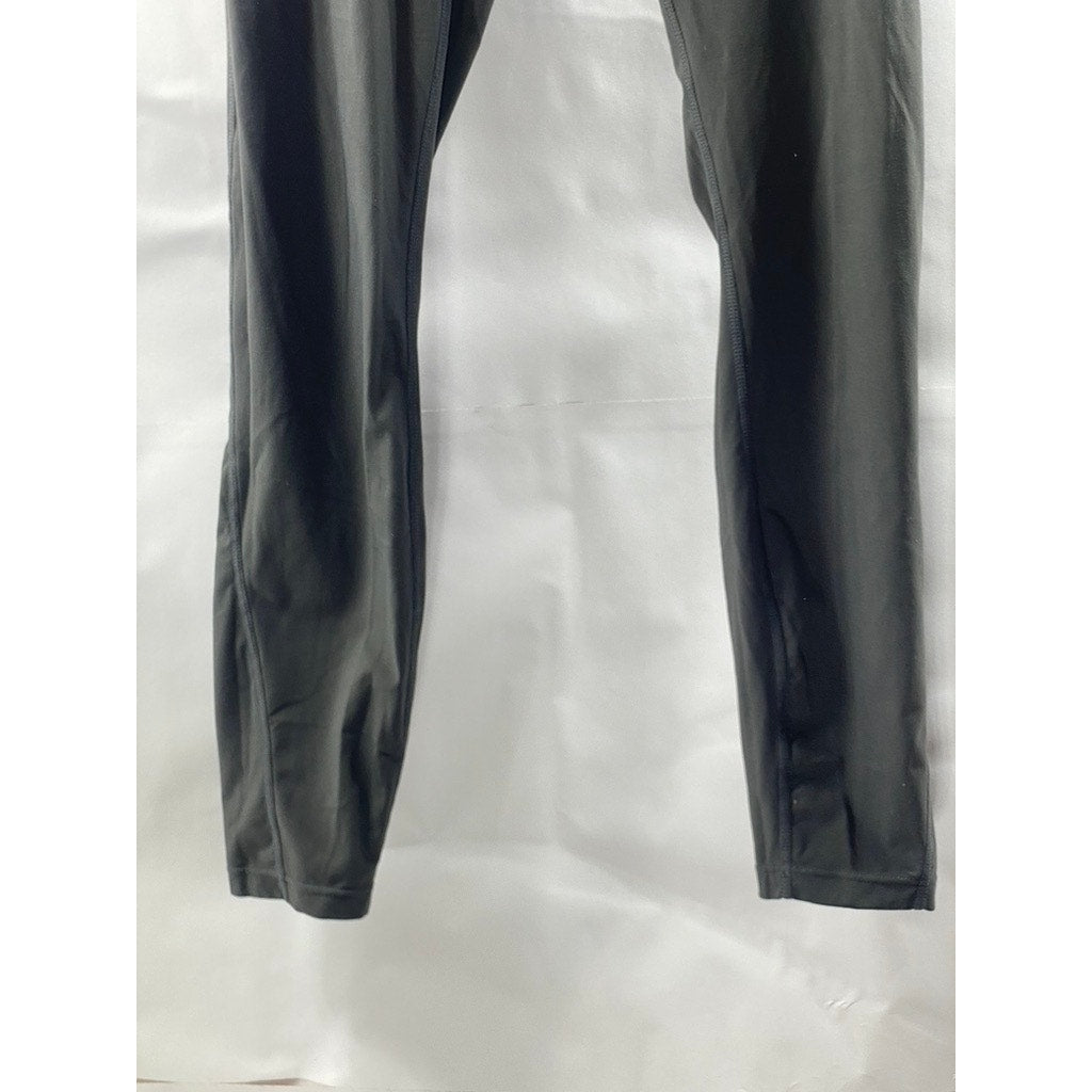 UNBRANDED Women's Gray Solid Side-Pocket High-Rise Pull-On Leggings SZ XS