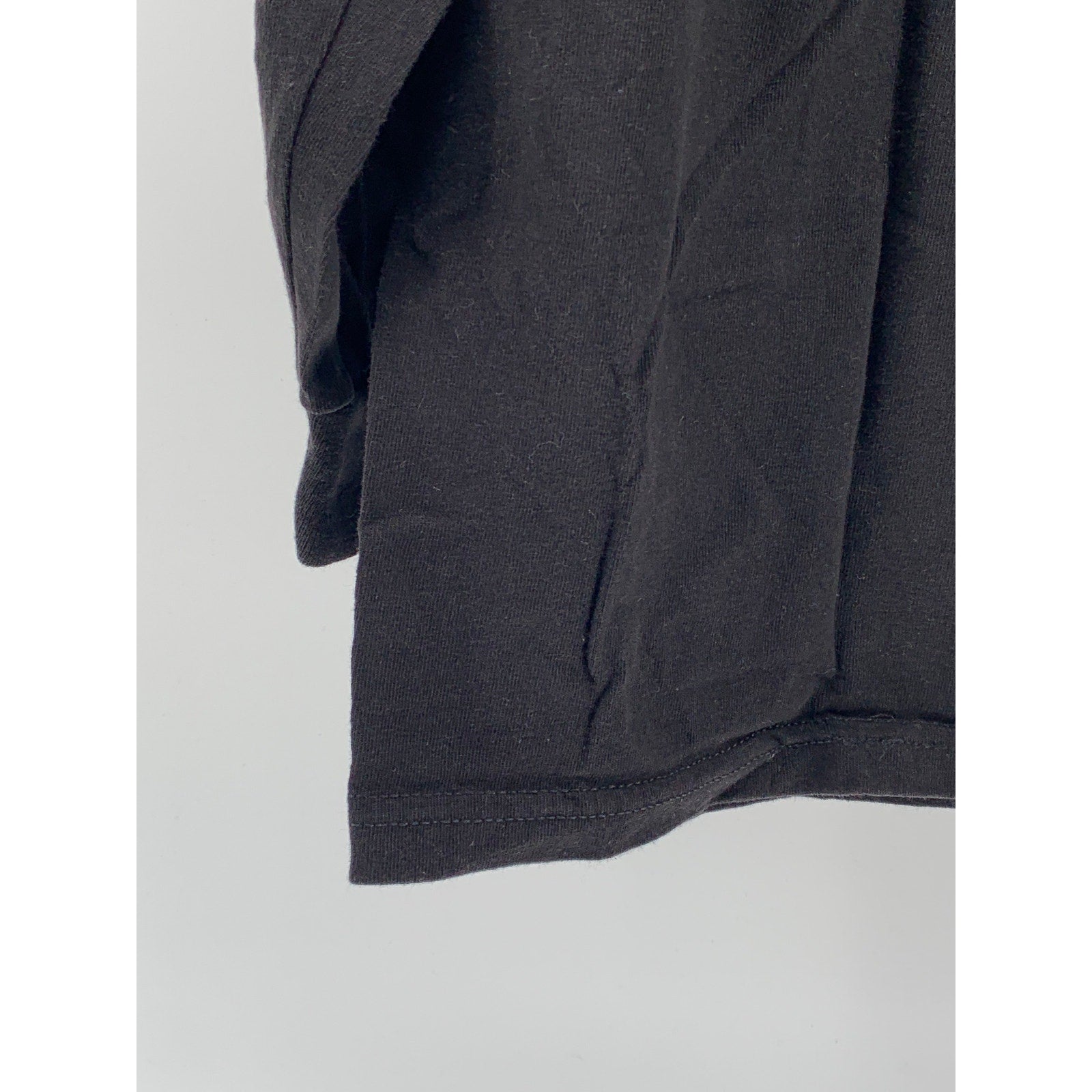 ALSTYLE Men's Black-Green Film Crew Logo Long Sleeve Classic T-Shirt SZ L