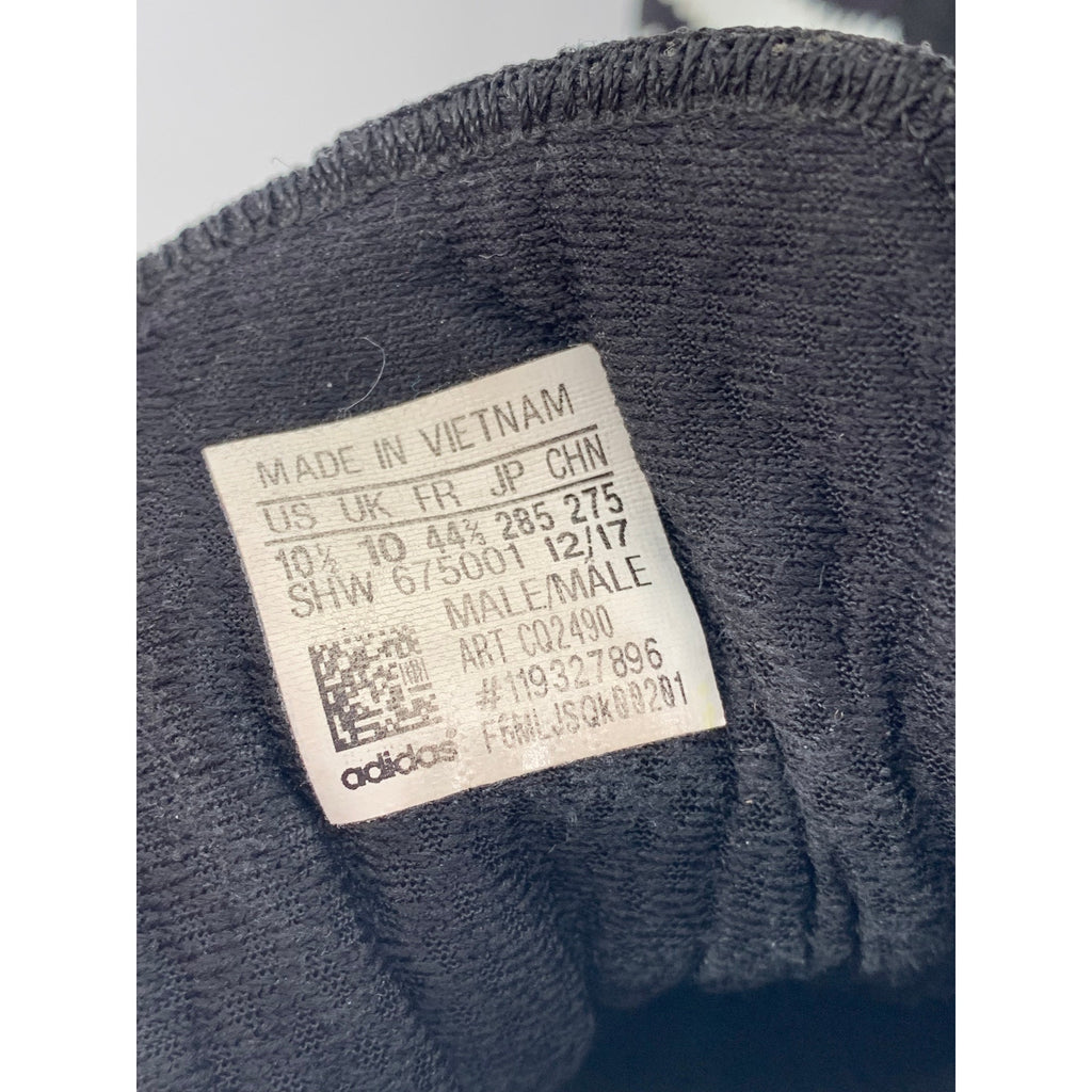 ADIDAS Men's Black-White I-5923 Black Boost Lace-Up Active Sneakers SZ 10.5