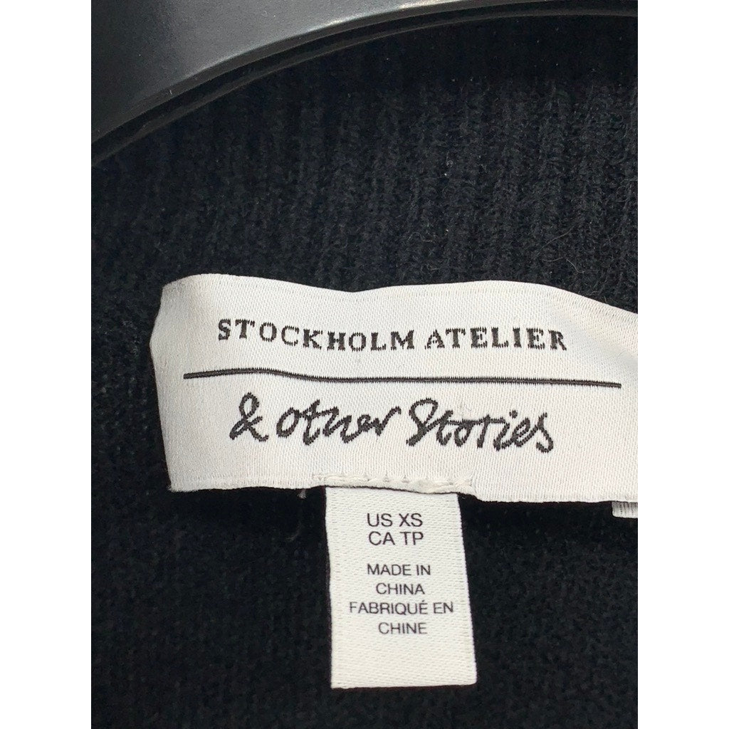 & OTHER STORIES Women's Black Wool Knit Sweater SZ XS