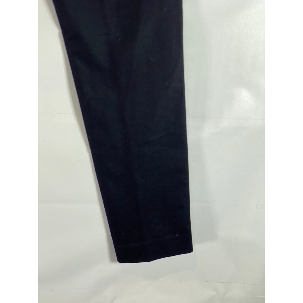COS Men's Navy Wool-Blend Flat Front Dress Pants SZ 34R