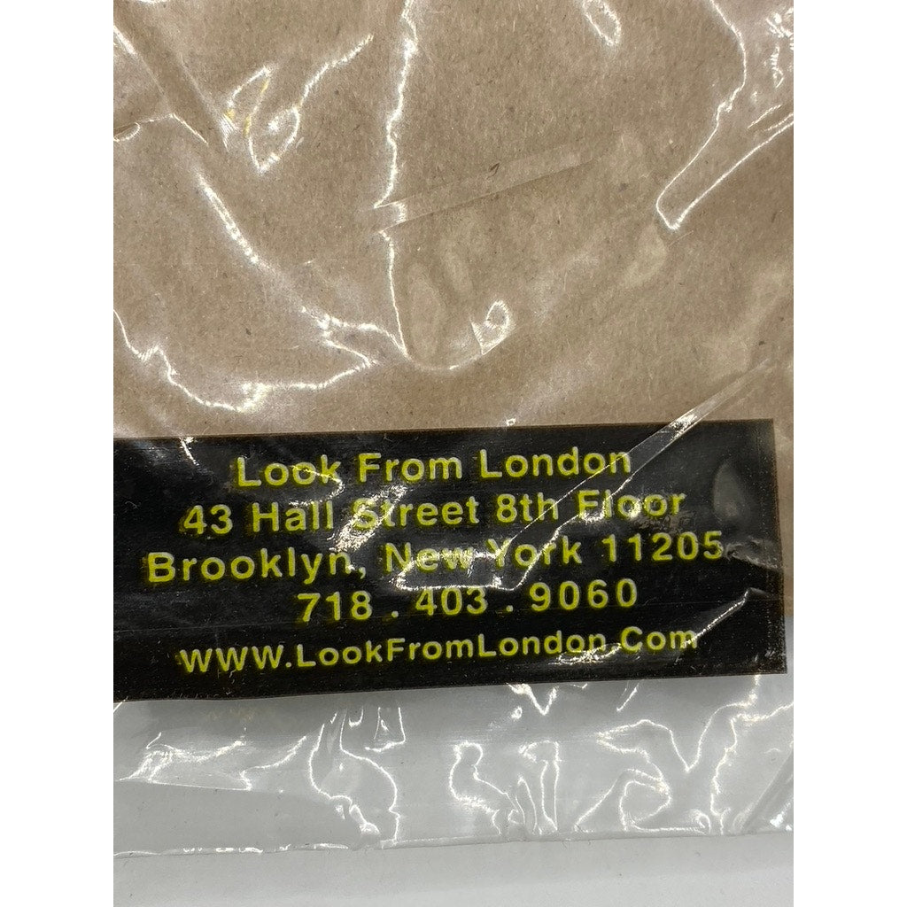 LOOK FROM LONDON HOSIERY Women's Dark Green-Black Striped Ankle Socks SZ OS