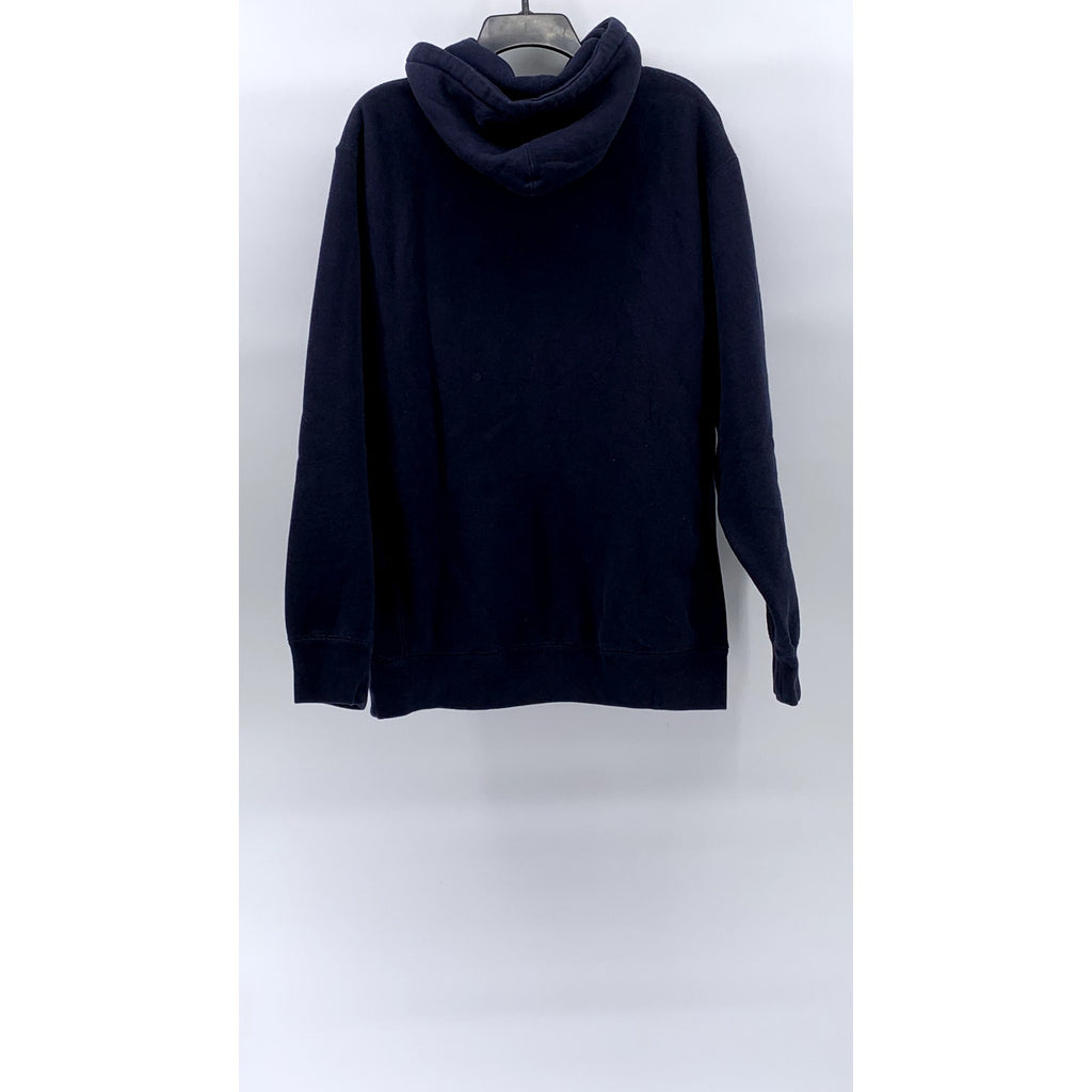 INDEPENDENT TRADING COMPANY Men's Navy Blue Solid Heavyweight Hoodie SZ XL