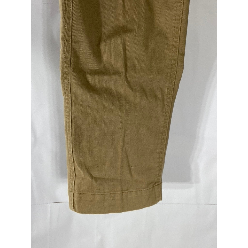 J.CREW Women's Tan High-Rise Girlfriend Chino Pant SZ 2