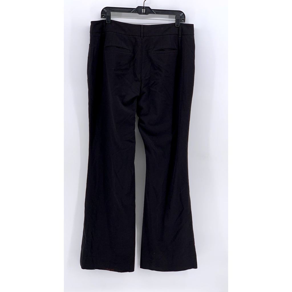 WHITE HOUSE BLACK MARKET Women's Black Flare Leg Pant SZ 12