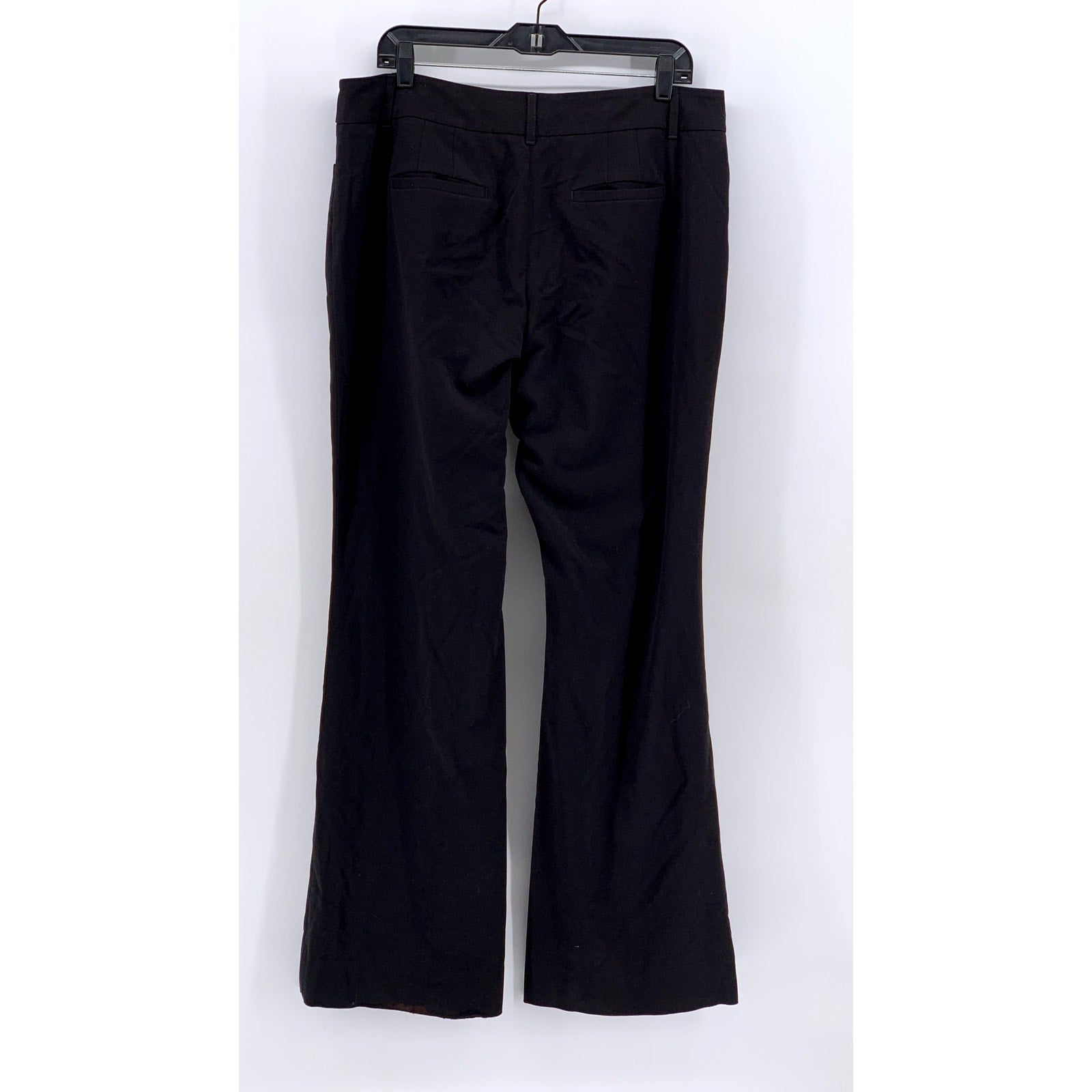 WHITE HOUSE BLACK MARKET Women's Black Flare Leg Pant SZ 12