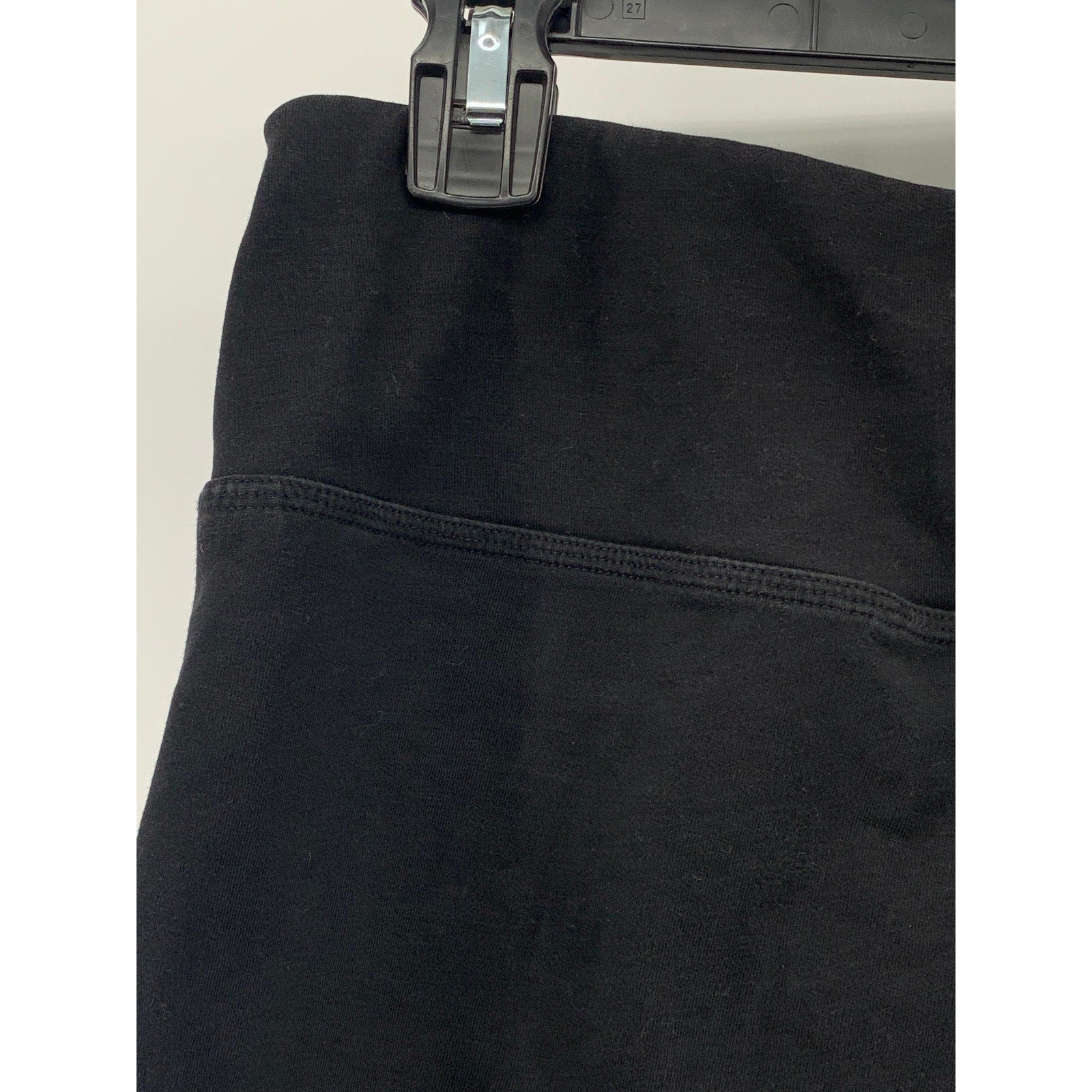 KITH Women's Black Solid High-Rise Pull-On Casual Active Biker Shorts SZ M