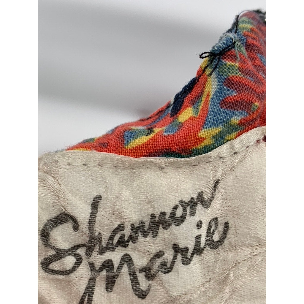 SHANNON MARIE Women's Vintage 70's Blue Sealife Square-Neck Mini Dress SZ S