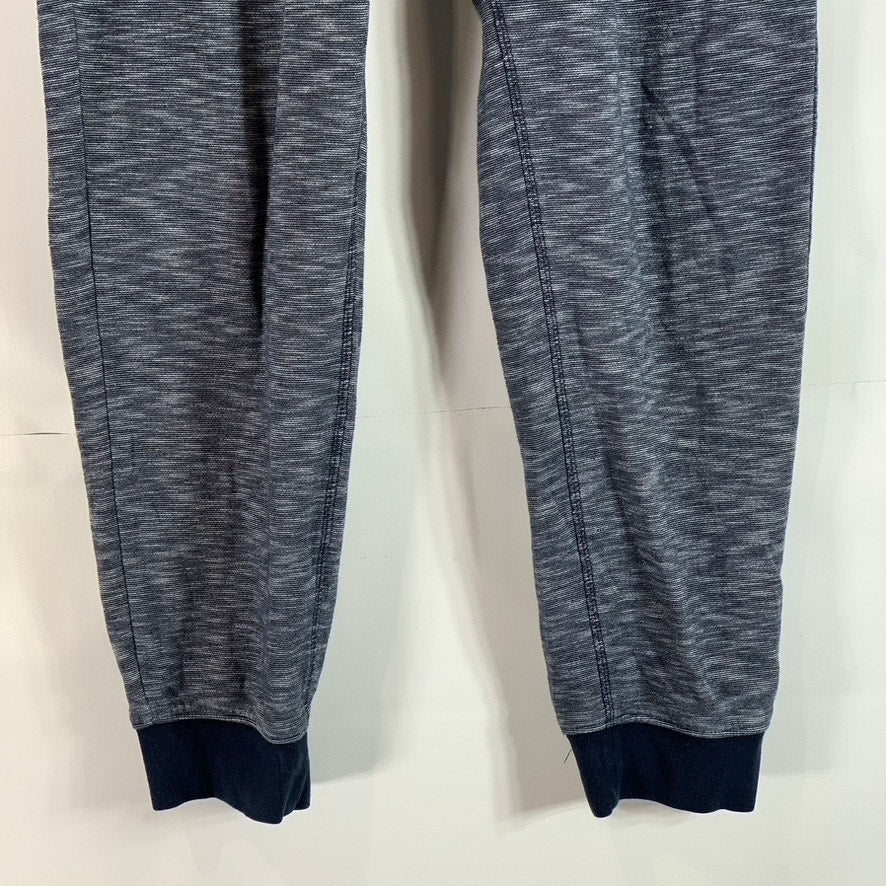 GOODFELLOW & CO. Men's Navy Heathered Drawstring Pull-On Jogger Pants SZ S