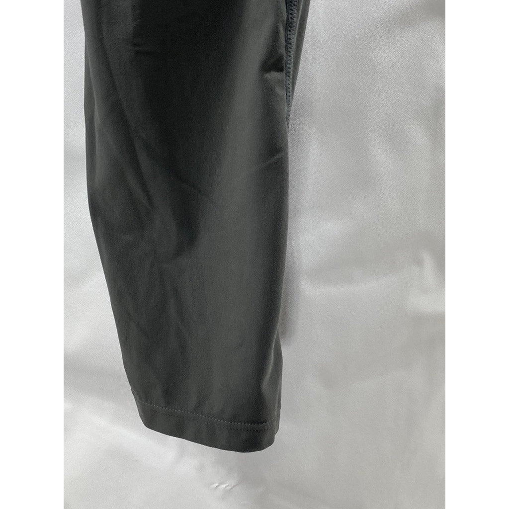 UNBRANDED Women's Gray Solid Side-Pocket High-Rise Pull-On Leggings SZ XS