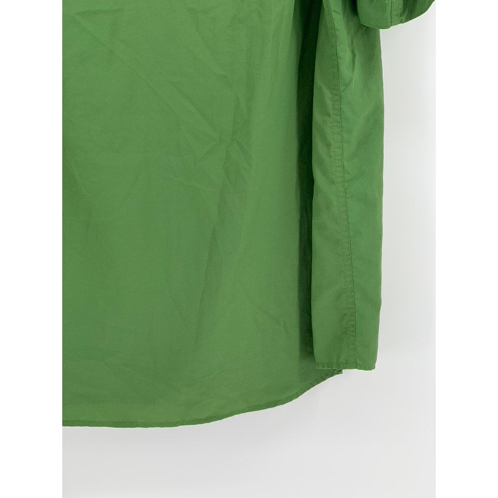 DULUTH TRADING CO Men's Tall Dark Green Button-Up Shirt SZ LT