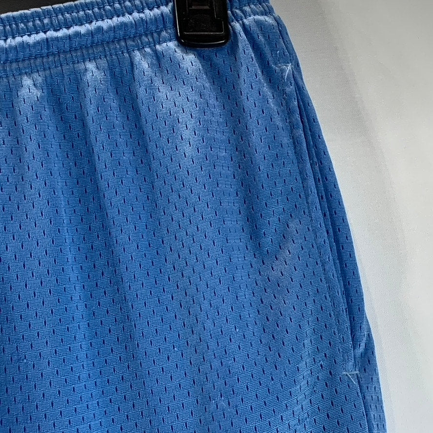 CHAMPION Authentic Men's Blue Elastic Waist Perforated Pull-On Shorts SZ XL