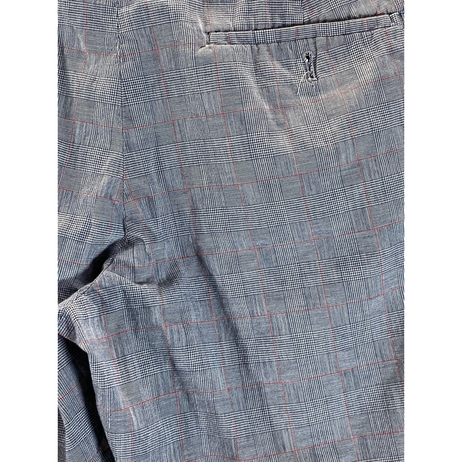 BANANA REPUBLIC Men's Blue Plaid Aiden Club Short SZ 34