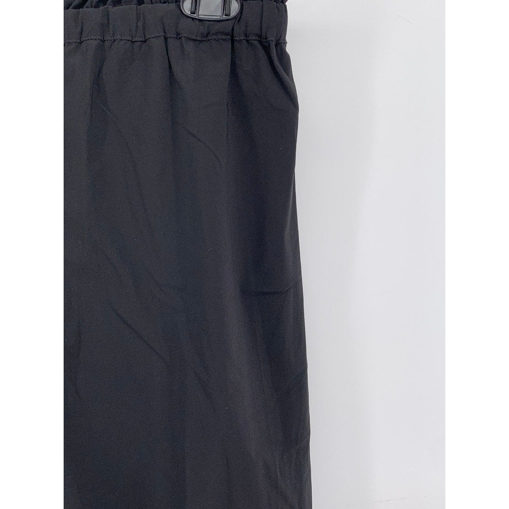 STUDIO BADGLEY MISCHKA Women's Black Ruffle-Waist Pants SZ XS