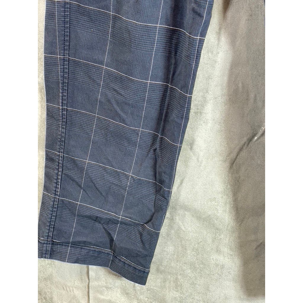LEVI'S Men's Blue Plaid Stay Loose XX Chino Stretch Pants SZ 31X32