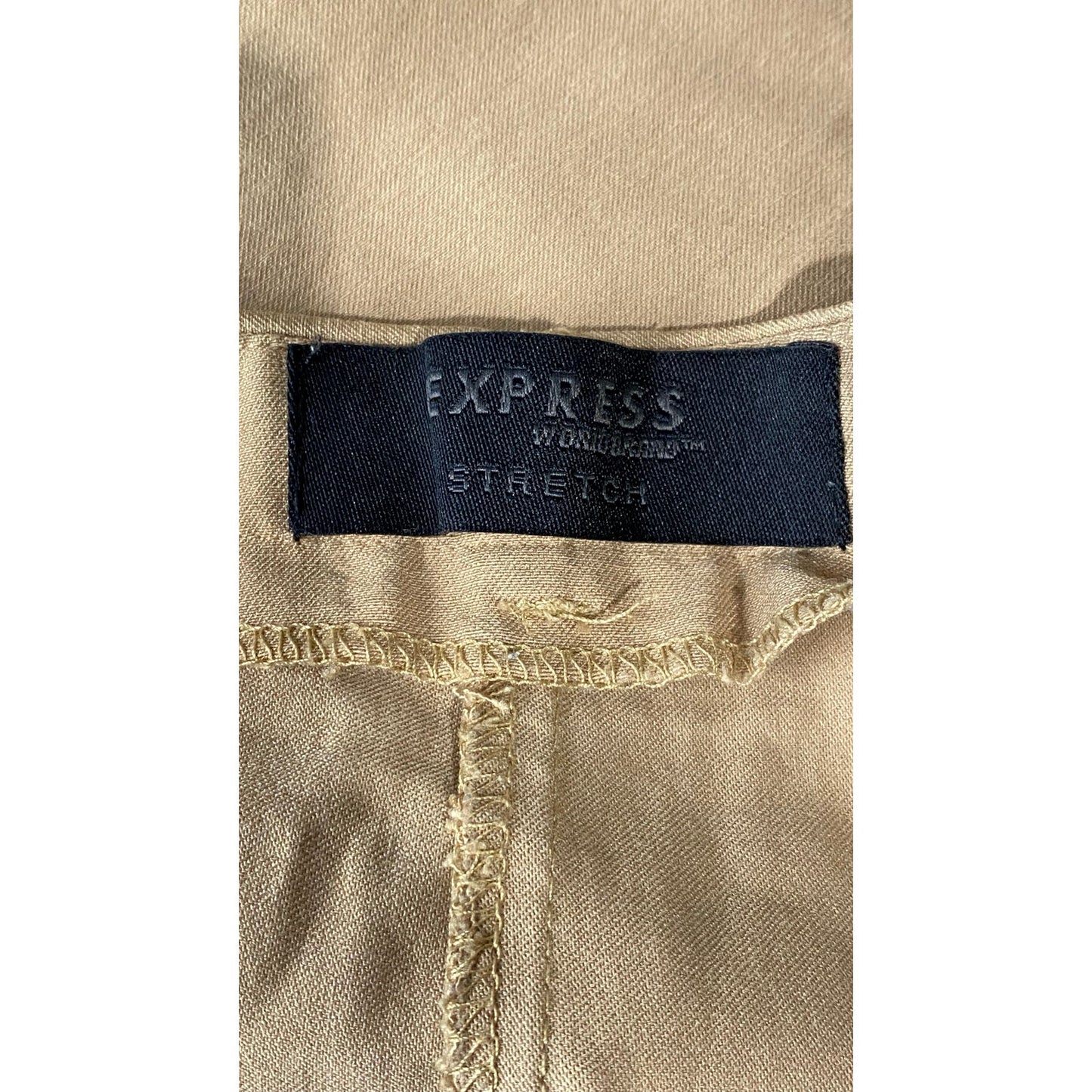 EXPRESS Women's Brown Solid Stretch Mini Skirt SZ 9/10