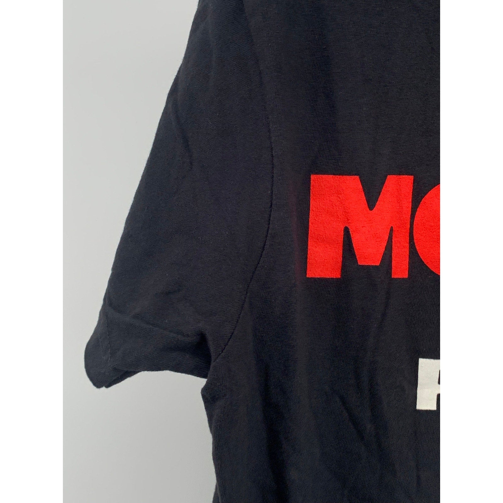 NEON Unisex Adult Black The Monkey Crewneck Graphic Short Sleeve T-Shirt SZ S