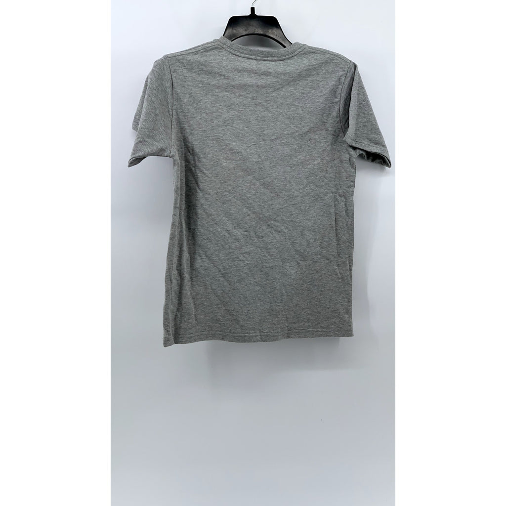 DISNEY Girls' Heather Gray Crewneck Villains Graphic Short Sleeve T-Shirt SZ M/L