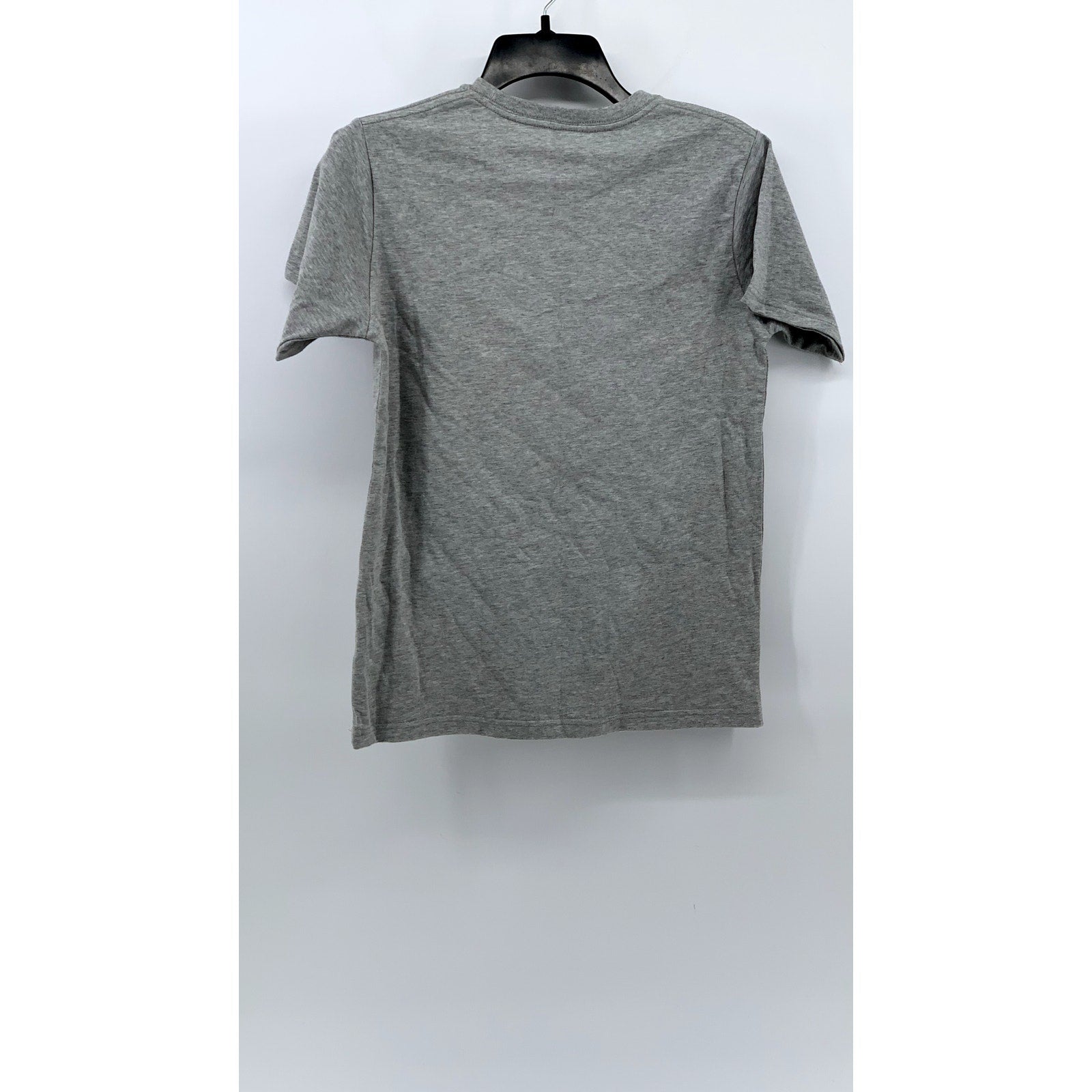 DISNEY Girls' Heather Gray Crewneck Villains Graphic Short Sleeve T-Shirt SZ M/L