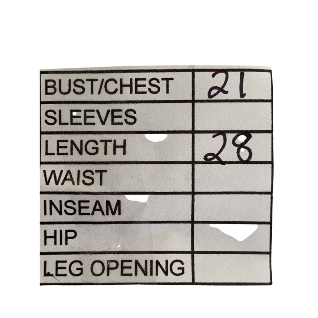 I AM Women's Vintage Black Button-Up Sleeveless Oversized Top SZ M