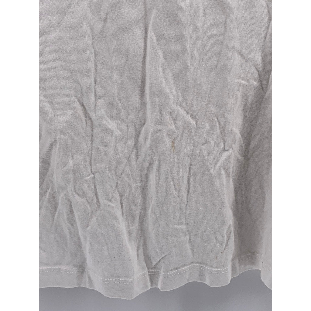 F&F Men's White Solid Casual Crewneck Short Sleeve T-Shirt SZ 2XL