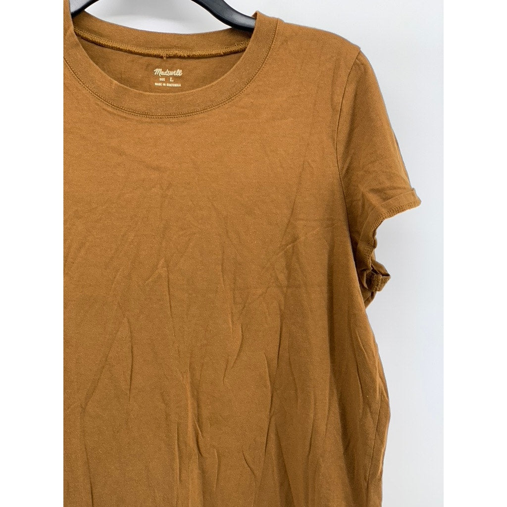 MADEWELL Women's Brown Northside Vintage Tee SZ L