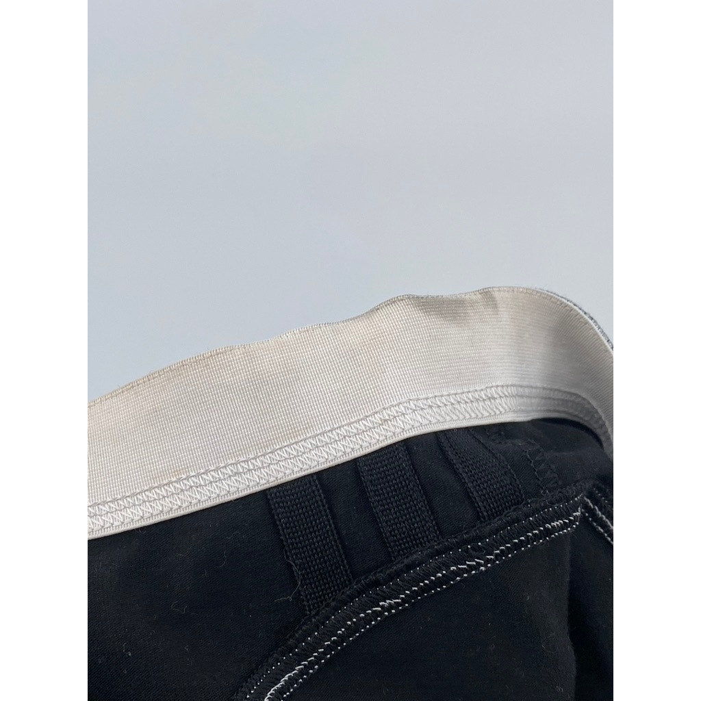 ADIDAS ORIGINALS X ALEXANDER WANG Women's Silver Distressed Biker Shorts SZ S