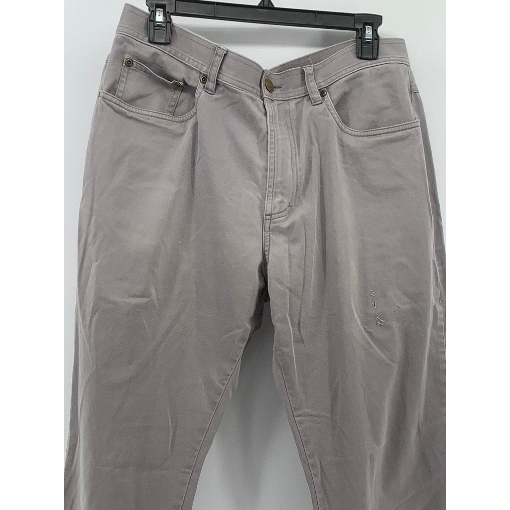 ONWARD RESERVE Men's Light Gray Straight Leg Chino Pants SZ 34X32