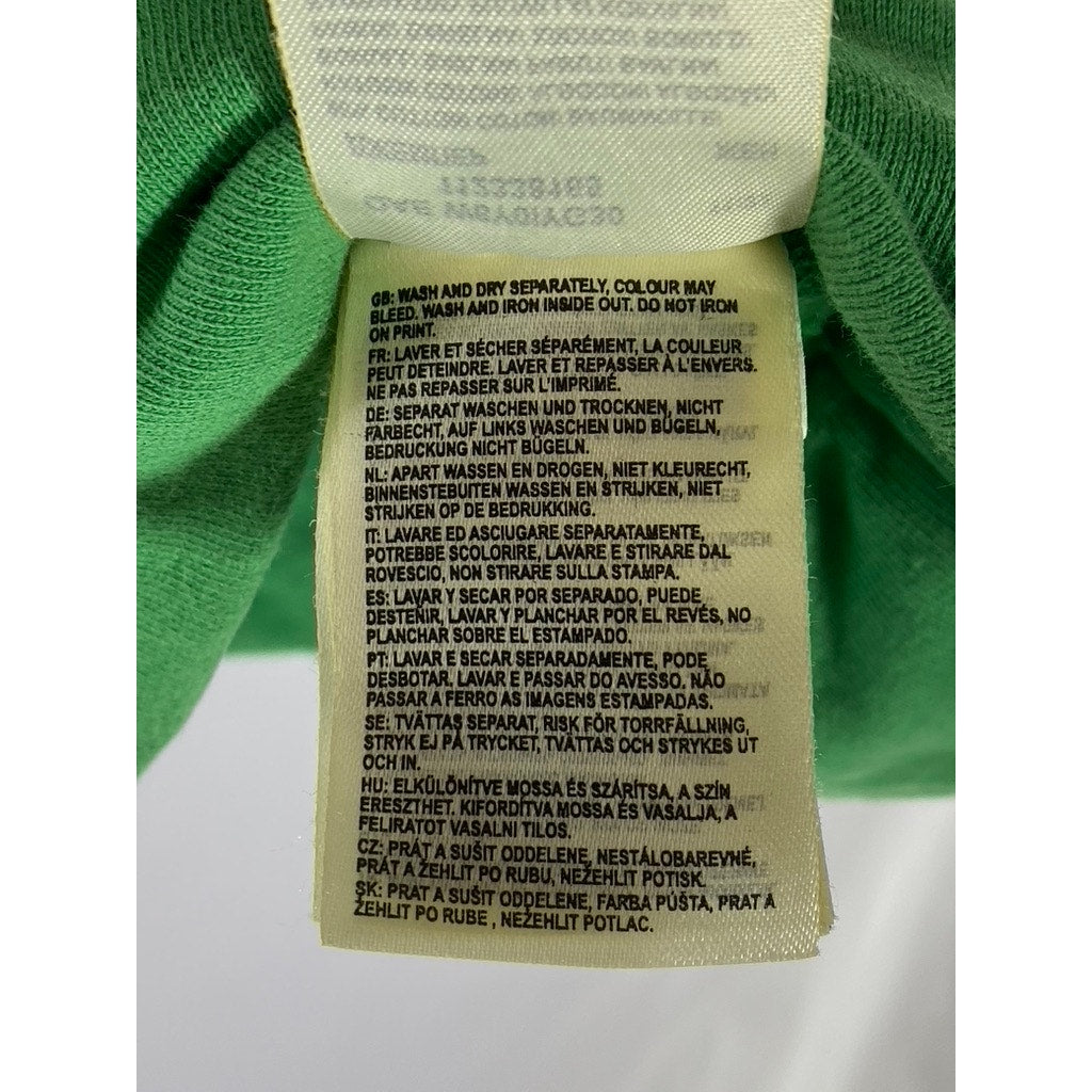 WRANGLER Women’s Green Crewneck Cut-Off Sleeve Pullover Tank Top SZ M