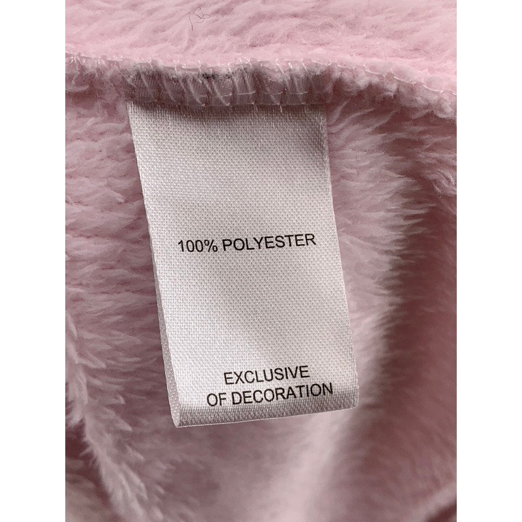 NICOLE MILLER Women's Pink Belted Polyester Robe SZ M