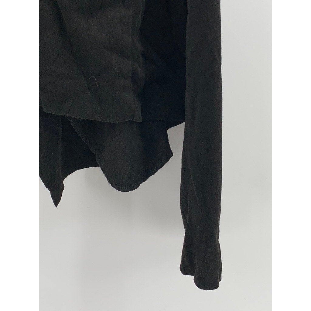SOFIA JEANS BY SOFIA VERGARA Women's Black Drapey Moto Jacket SZ S
