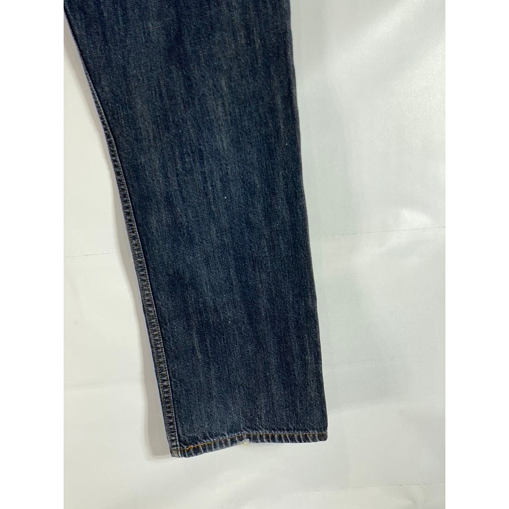 LEVI'S Men's Medium Wash Stretch 514 Straight Fit Five-Pocket Jeans SZ 34X30